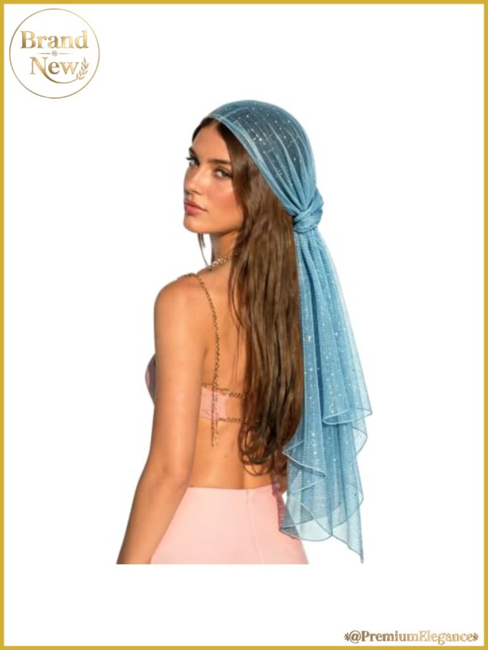 Lightweight Sequin Mesh Scarf Women Long Shawl Wrap Bandana Hijab